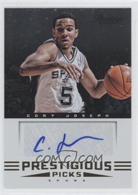 2012-13 Prestige - Prestigious Picks Signatures #26 - Cory Joseph