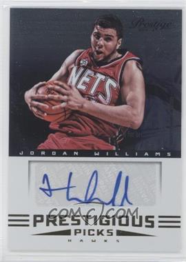 2012-13 Prestige - Prestigious Picks Signatures #30 - Jordan Williams