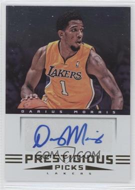 2012-13 Prestige - Prestigious Picks Signatures #35 - Darius Morris