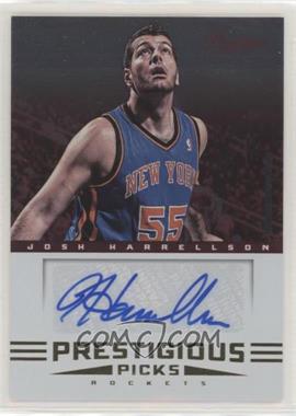 2012-13 Prestige - Prestigious Picks Signatures #38 - Josh Harrellson