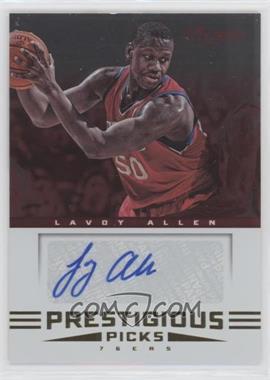 2012-13 Prestige - Prestigious Picks Signatures #42 - Lavoy Allen