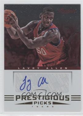 2012-13 Prestige - Prestigious Picks Signatures #42 - Lavoy Allen