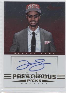 2012-13 Prestige - Prestigious Picks Signatures #56 - Jeremy Lamb