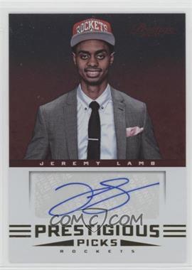 2012-13 Prestige - Prestigious Picks Signatures #56 - Jeremy Lamb [Noted]