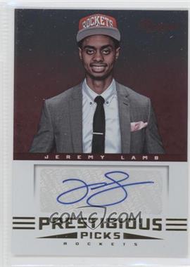 2012-13 Prestige - Prestigious Picks Signatures #56 - Jeremy Lamb