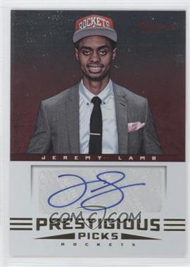 2012-13 Prestige - Prestigious Picks Signatures #56 - Jeremy Lamb