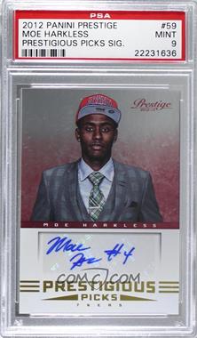 2012-13 Prestige - Prestigious Picks Signatures #59 - Moe Harkless [PSA 9 MINT]