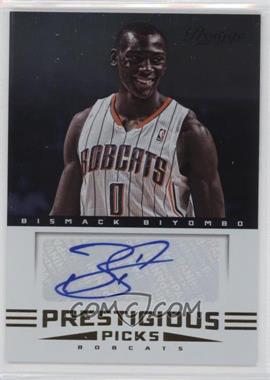 2012-13 Prestige - Prestigious Picks Signatures #6 - Bismack Biyombo