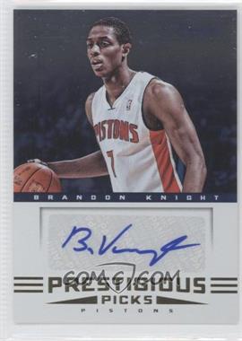 2012-13 Prestige - Prestigious Picks Signatures #7 - Brandon Knight