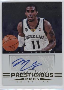 2012-13 Prestige - Prestigious Pros Signatures #12 - Mike Conley