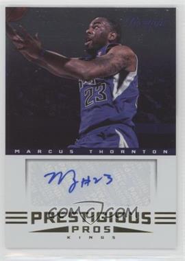 2012-13 Prestige - Prestigious Pros Signatures #17 - Marcus Thornton