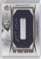 Mark West (Letter O) #/50