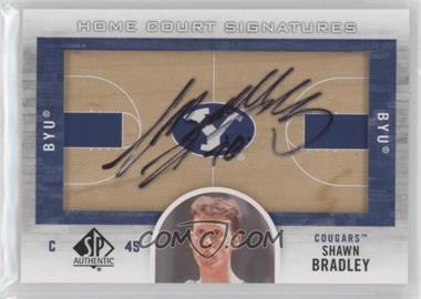 2012-13 SP Authentic - Home Court Signatures - Autographs #HC-SB - Shawn Bradley