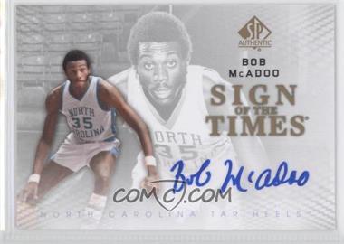 2012-13 SP Authentic - Sign of the Times #S-BM - Bob McAdoo
