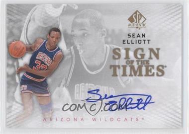 2012-13 SP Authentic - Sign of the Times #S-SE - Sean Elliott