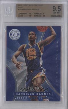 2012-13 Totally Certified - [Base] - Totally Blue #77 - Harrison Barnes /299 [BGS 9.5 GEM MINT]