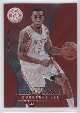 2012-13 Totally Certified - [Base] - Totally Red #127 - Courtney Lee /499