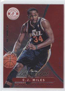 2012-13 Totally Certified - [Base] - Totally Red #144 - C.J. Miles /499