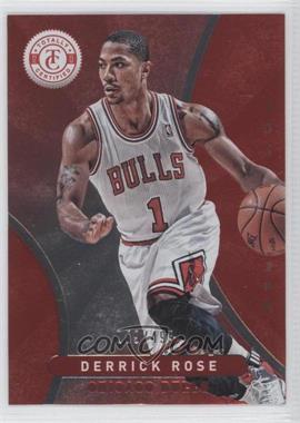 2012-13 Totally Certified - [Base] - Totally Red #172 - Derrick Rose /499