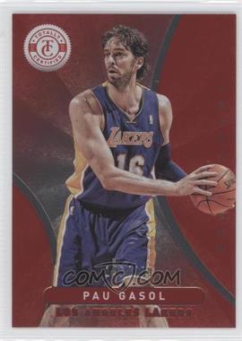2012-13 Totally Certified - [Base] - Totally Red #74 - Pau Gasol /499