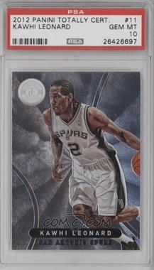 2012-13 Totally Certified - [Base] #11 - Kawhi Leonard [PSA 10 GEM MT]