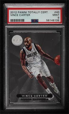 2012-13 Totally Certified - [Base] #40 - Vince Carter [PSA 9 MINT]