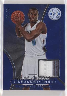 2012-13 Totally Certified - Memorabilia - Totally Blue Prime #117 - Bismack Biyombo /25