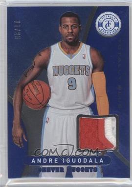 2012-13 Totally Certified - Memorabilia - Totally Blue Prime #57 - Andre Iguodala /25