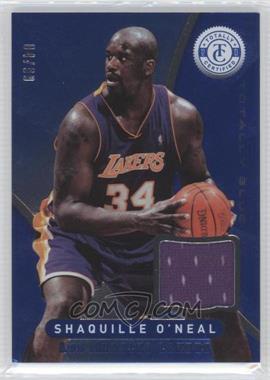 2012-13 Totally Certified - Memorabilia - Totally Blue #46 - Shaquille O'Neal /99