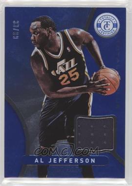 2012-13 Totally Certified - Memorabilia - Totally Blue #5 - Al Jefferson /99