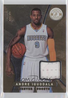 2012-13 Totally Certified - Memorabilia - Totally Gold Prime #57 - Andre Iguodala /10