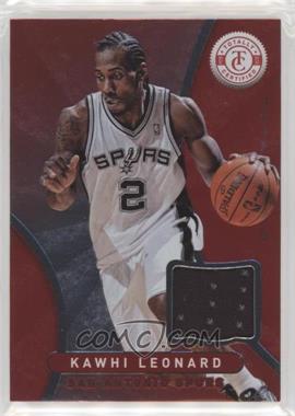 2012-13 Totally Certified - Memorabilia - Totally Red #29 - Kawhi Leonard