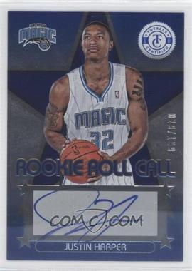 2012-13 Totally Certified - Rookie Roll Call - Blue #100 - Justin Harper /199