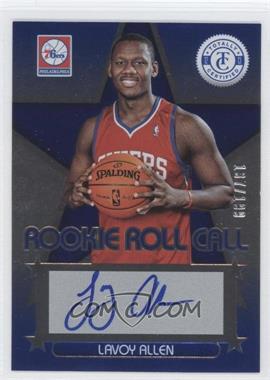 2012-13 Totally Certified - Rookie Roll Call - Blue #37 - Lavoy Allen /199