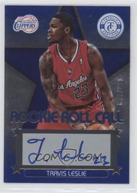 2012-13 Totally Certified - Rookie Roll Call - Blue #58 - Travis Leslie /129