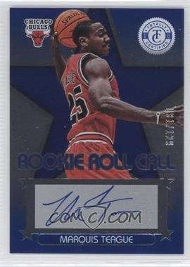 2012-13 Totally Certified - Rookie Roll Call - Blue #60 - Marquis Teague /129