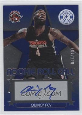 2012-13 Totally Certified - Rookie Roll Call - Blue #71 - Quincy Acy /129