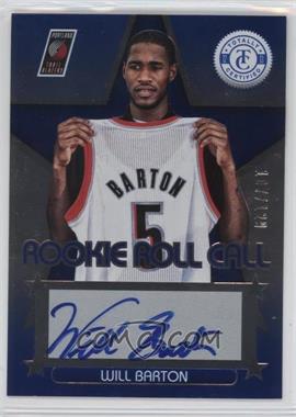 2012-13 Totally Certified - Rookie Roll Call - Blue #83 - Will Barton /129