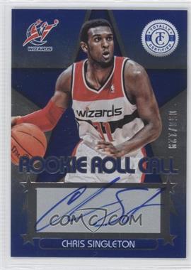 2012-13 Totally Certified - Rookie Roll Call - Blue #85 - Chris Singleton /129