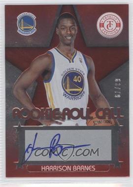2012-13 Totally Certified - Rookie Roll Call - Red #11 - Harrison Barnes /79