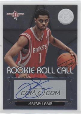 2012-13 Totally Certified - Rookie Roll Call - Silver #12 - Jeremy Lamb