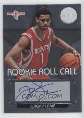 2012-13 Totally Certified - Rookie Roll Call - Silver #12 - Jeremy Lamb