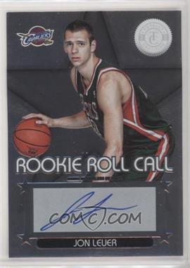 2012-13 Totally Certified - Rookie Roll Call - Silver #49 - Jon Leuer