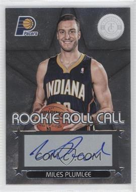 2012-13 Totally Certified - Rookie Roll Call - Silver #56 - Miles Plumlee