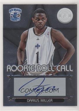 2012-13 Totally Certified - Rookie Roll Call - Silver #92 - Darius Miller