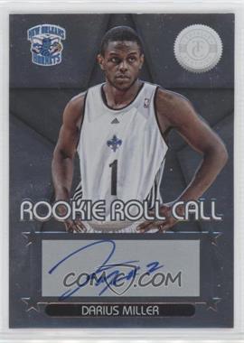2012-13 Totally Certified - Rookie Roll Call - Silver #92 - Darius Miller