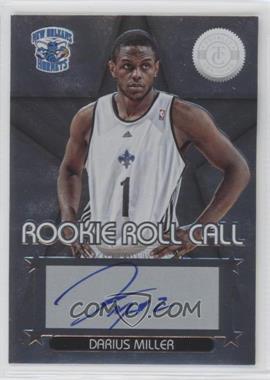 2012-13 Totally Certified - Rookie Roll Call - Silver #92 - Darius Miller