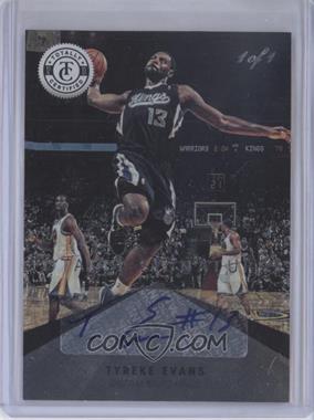 2012-13 Totally Certified - Signatures - Totally Black #14 - Tyreke Evans /1