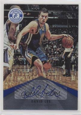2012-13 Totally Certified - Signatures - Totally Blue #3 - David Lee /15