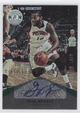 2012-13 Totally Certified - Signatures - Totally Green #60 - Greg Monroe /5